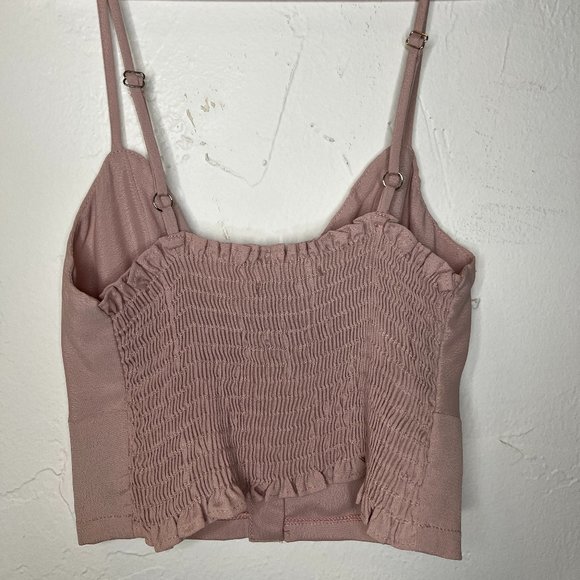 New Reformation Bustier Crop Top, Longline Bra Top, Size Small - Picture 6 of 12